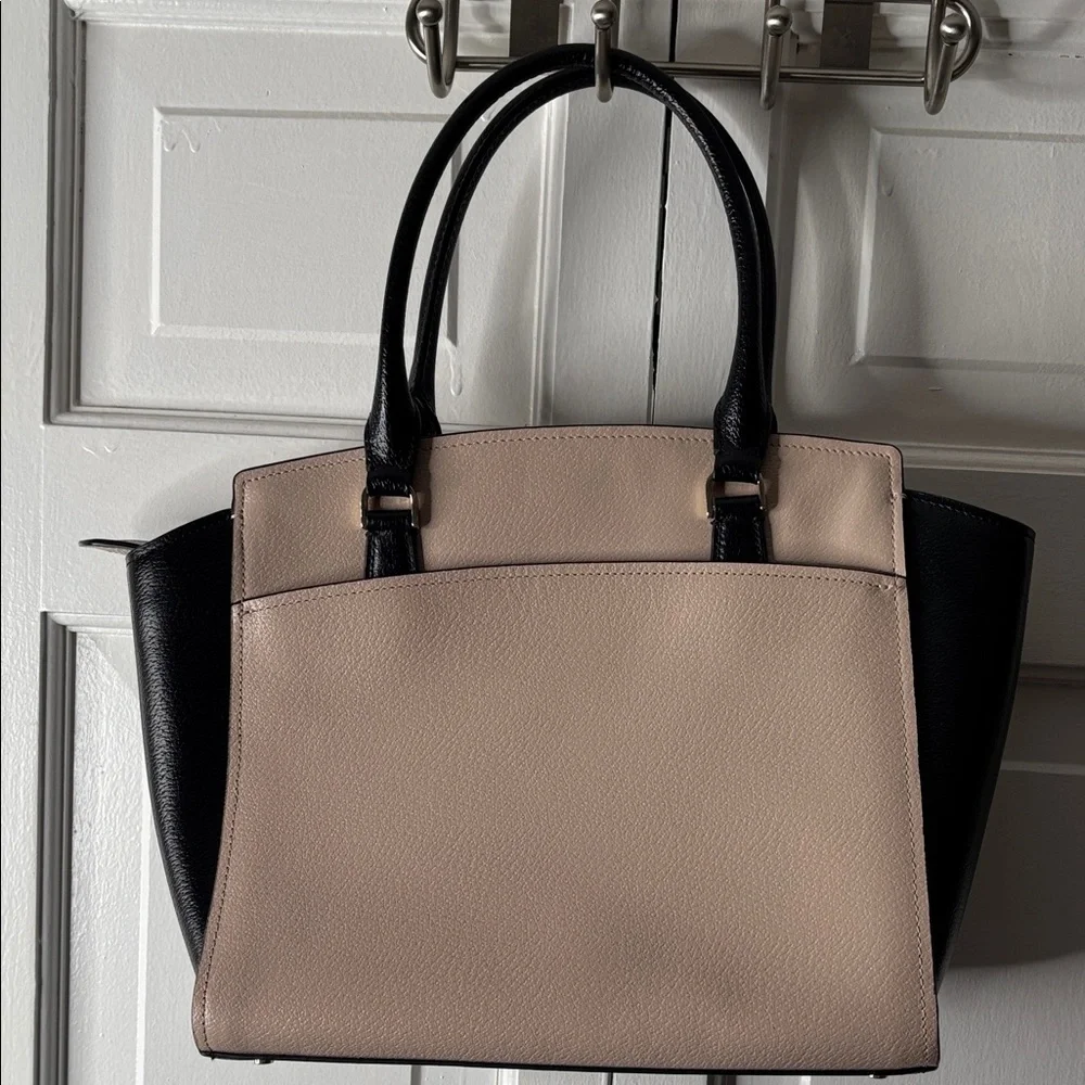 kate spade Two-Tone Blush and Black Satchel - Picture 4 of 16